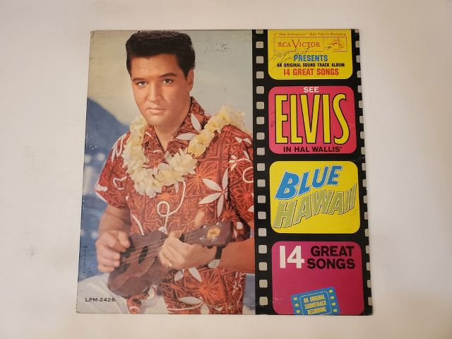 Elvis Presley Blue Hawaii vinyl record