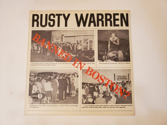 Rusty Warren Banned in Boston? vinyl record