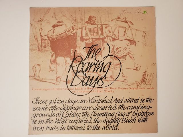 Bruce Woodley The Roaring Days vinyl record