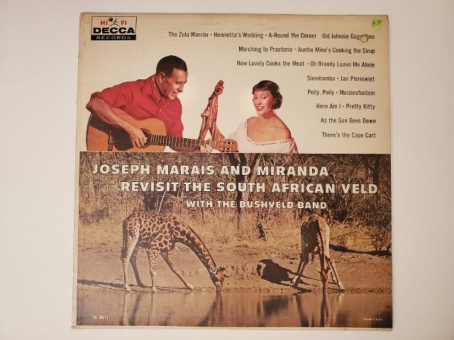 Joseph Marais and Miranda Revisit the South African Veld with the Bushveld Band vinyl record