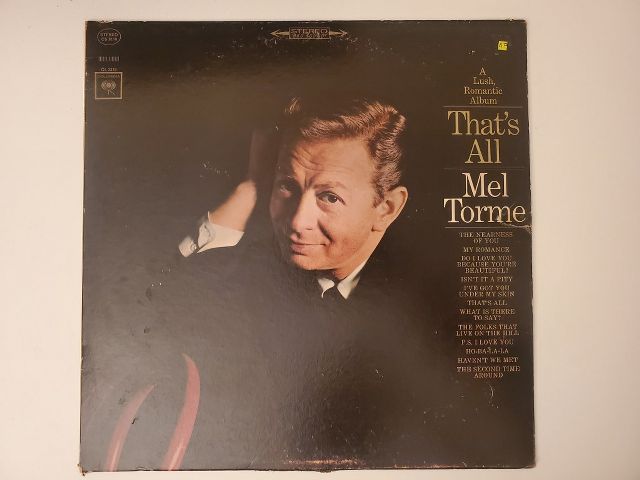 Mel Torm? That's All vinyl record