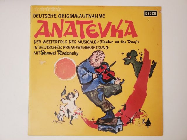 Shmuel Rodensky Anatevka vinyl record