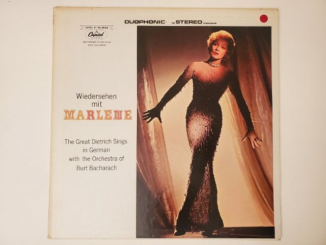 Marlene Dietrich Wiedersehen mit Marlene vinyl record