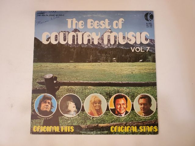 Various Artists The Best of Country Music Vol. 7 vinyl record