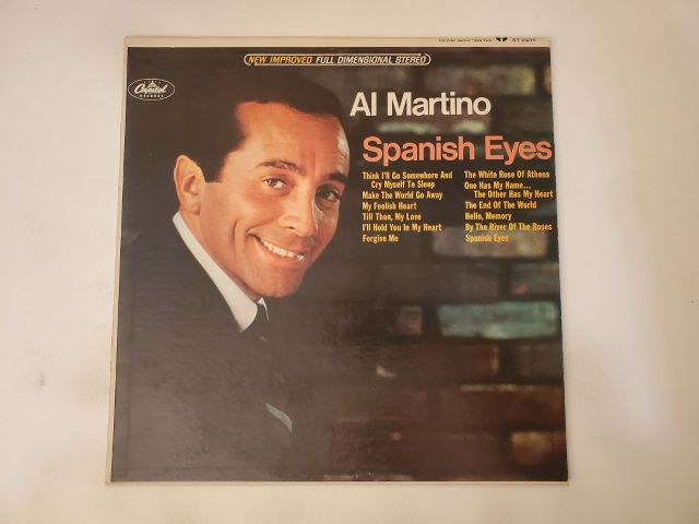 Al Martino Spanish Eyes vinyl record