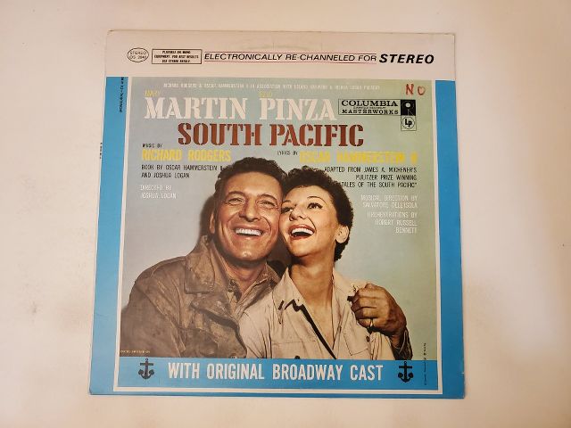 Original Broadway Cast South Pacific vinyl record