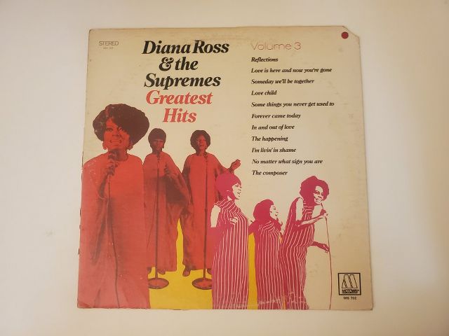 Diana Ross & The Supremes Greatest Hits Volume 3 vinyl record