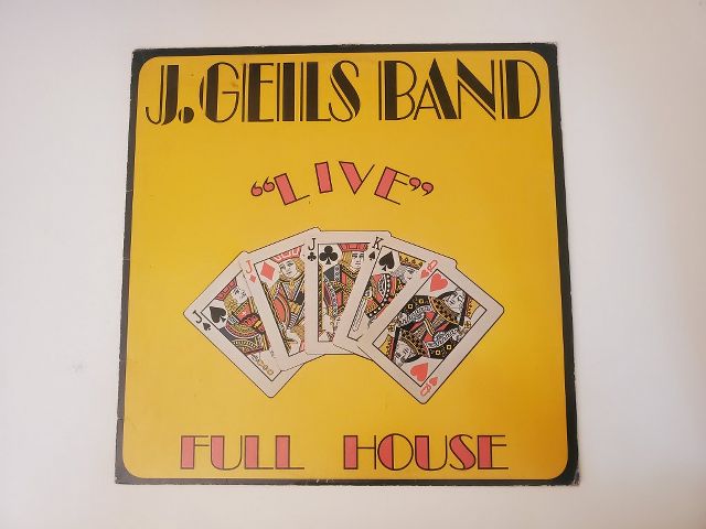 J. Geils Band Live Full House vinyl record