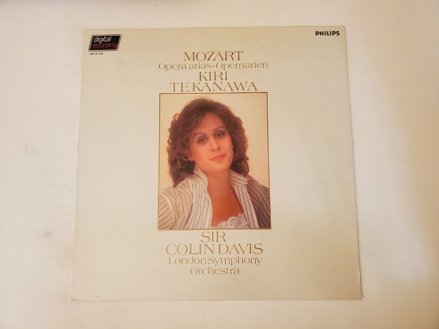 Kiri Te Kanawa Mozart Opera Arias vinyl record