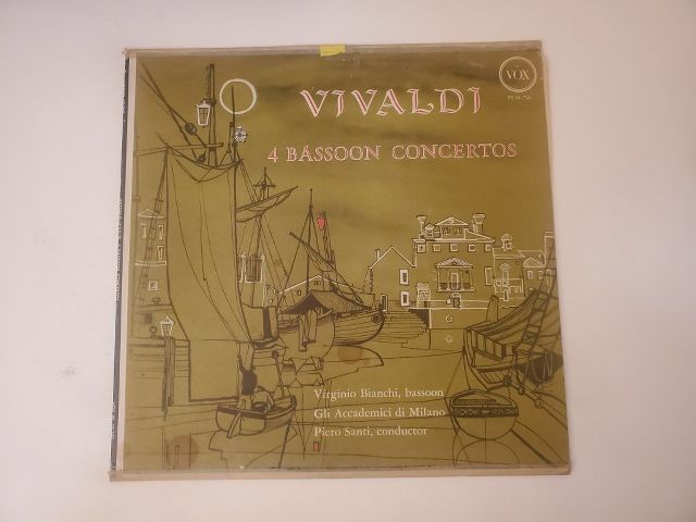 Antonio Vivaldi 4 Bassoon Concertos vinyl record