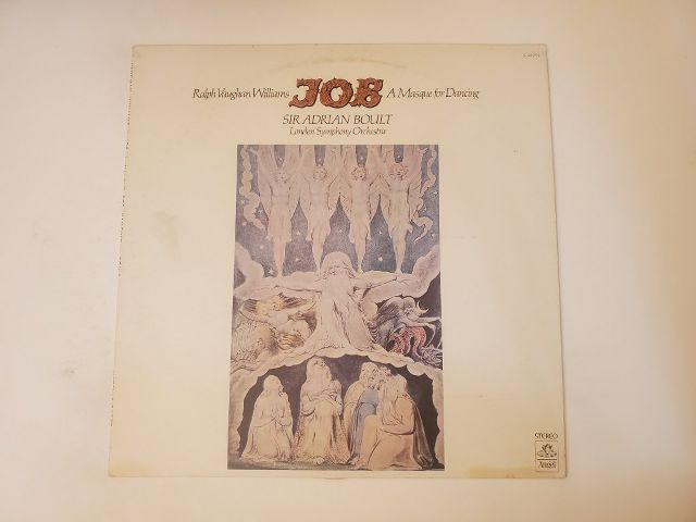 Ralph Vaughan Williams Job: A Masque for Dancing vinyl record