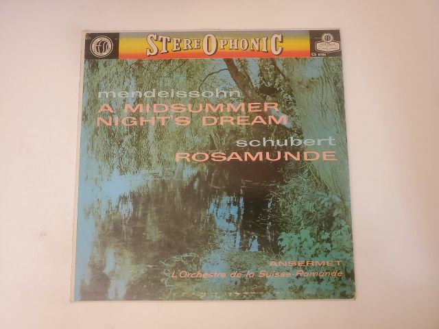 L'Orchestre de la Suisse Romande Mendelssohn: A Midsummer Night's Dream / Schubert: Rosamunde vinyl record