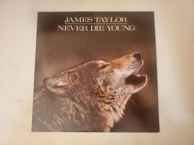 James Taylor Never Die Young vinyl record