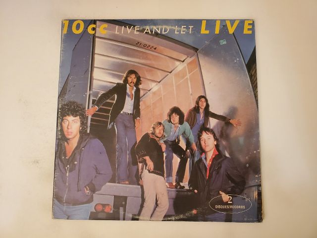 10cc Live and Let Live vinyl record