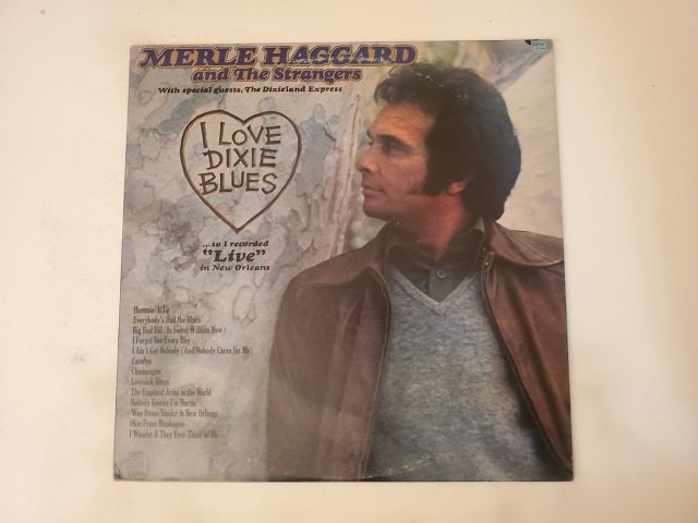 Merle Haggard and The Strangers I Love Dixie Blues vinyl record
