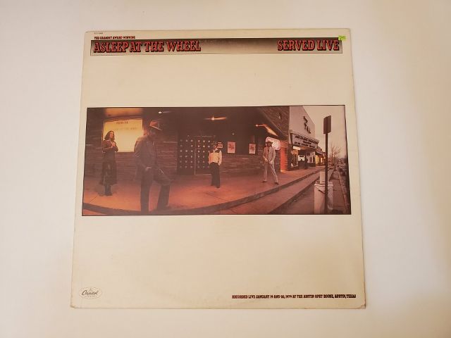 Asleep at the Wheel Served Live vinyl record
