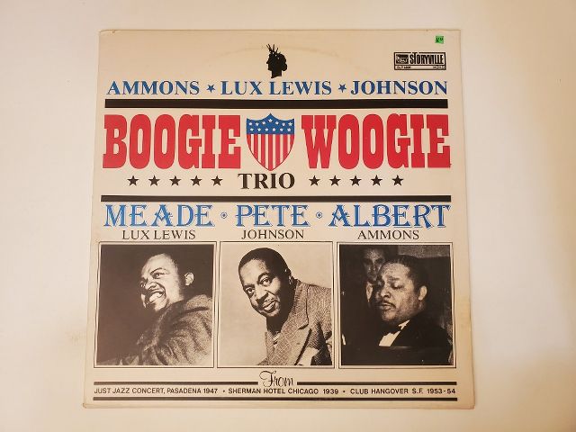 Meade Lux Lewis, Pete Johnson, Albert Ammons Boogie Woogie Trio vinyl record