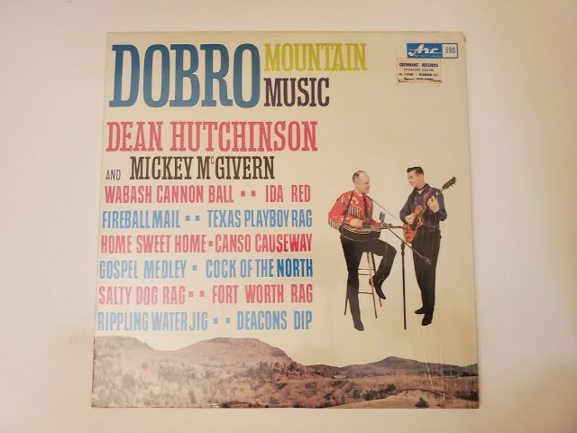Dean Hutchinson and Mickey McGivern Dobro Mountain Music vinyl record