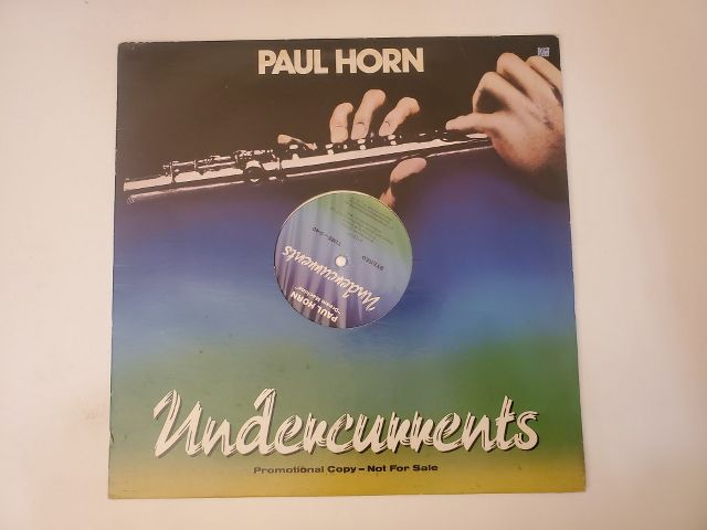 Paul Horn Undercurrents vinyl record