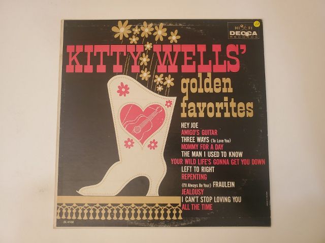 Kitty Wells Kitty Wells' Golden Favorites vinyl record