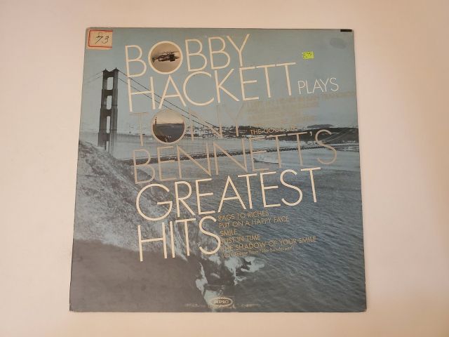 Bobby Hackett Plays Tony Bennett's Greatest Hits vinyl record