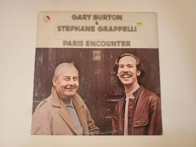 Gary Burton & St?phane Grappelli Paris Encounter vinyl record