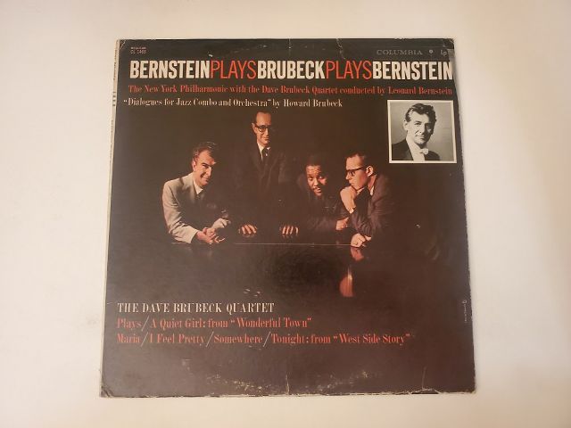 Dave Brubeck Quartet Bernstein Plays Brubeck Plays Bernstein vinyl record