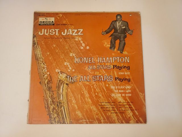 Lionel Hampton and All Stars Just Jazz vinyl record