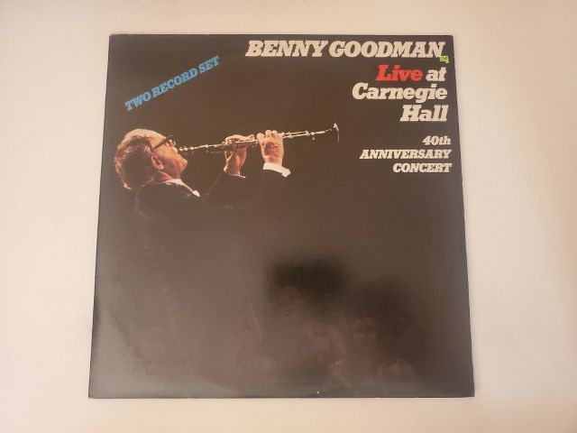 Benny Goodman Live at Carnegie Hall vinyl record