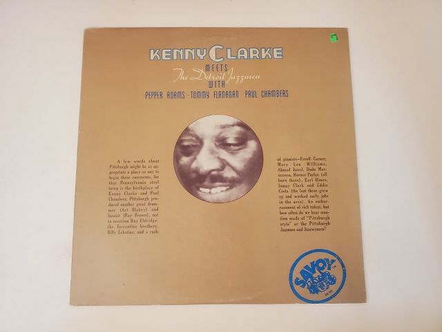 Kenny Clarke Kenny Clarke Meets The Detroit Jazzmen vinyl record