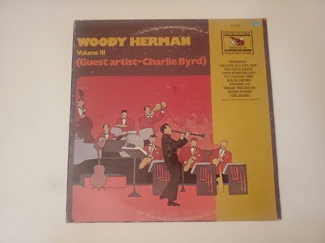 Woody Herman with Guest Artist Charlie Byrd Volume III vinyl record