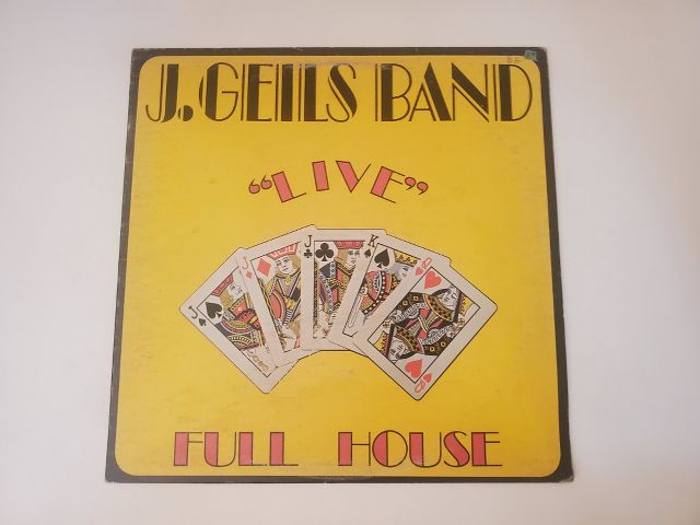 J. Geils Band Live Full House vinyl record