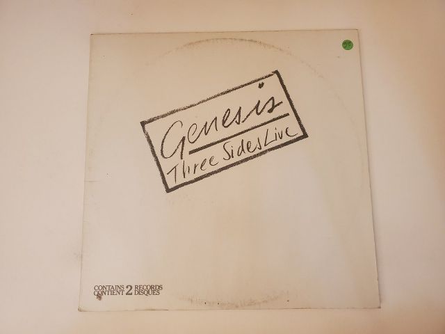 Genesis Three Sides Live vinyl record