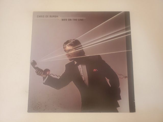 Chris de Burgh Man on the Line vinyl record