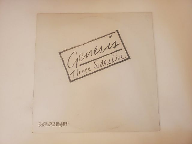 Genesis Three Sides Live vinyl record