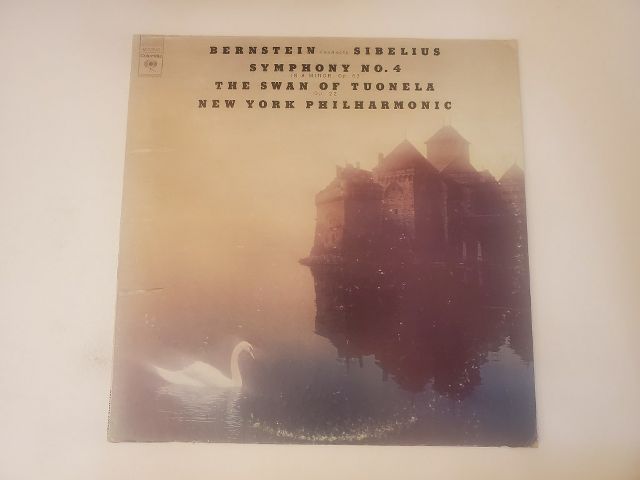 New York Philharmonic Bernstein Conducts Sibelius: Symphony No. 4 / The Swan of Tuonela vinyl record