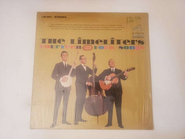 The Limeliters Fourteen 14K Folk Songs vinyl record