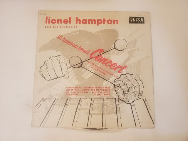 Lionel Hampton All American Award Concert vinyl record