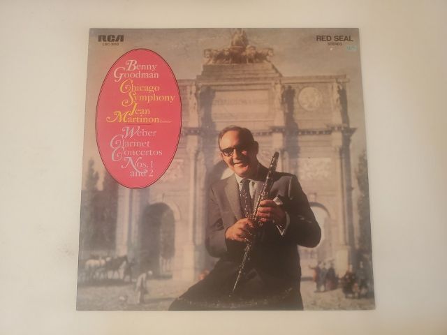 Benny Goodman Weber Clarinet Concertos Nos. 1 and 2 vinyl record