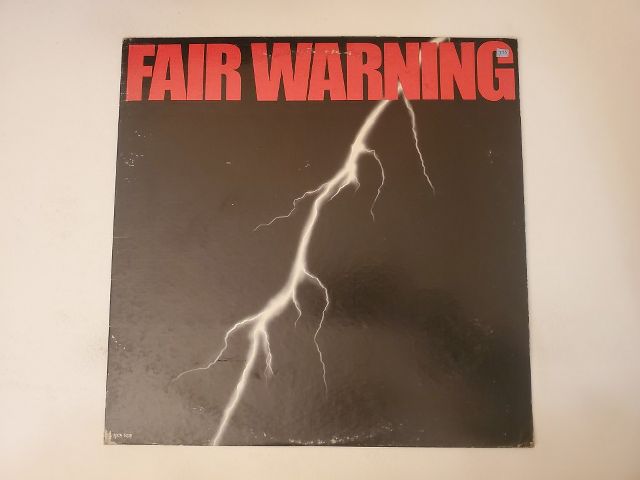Van Halen Fair Warning vinyl record