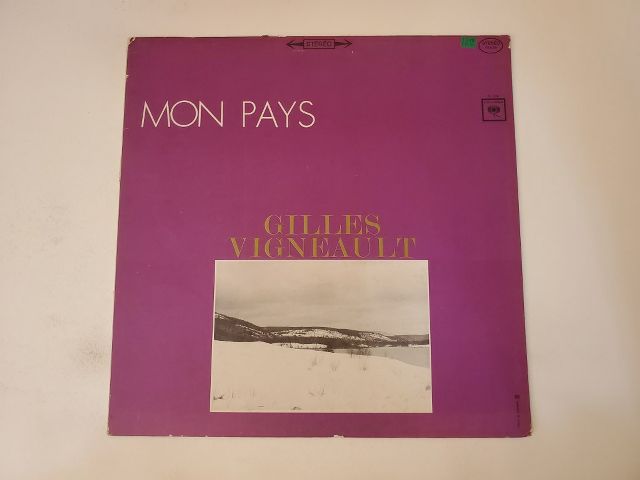 Gilles Vigneault Mon Pays vinyl record