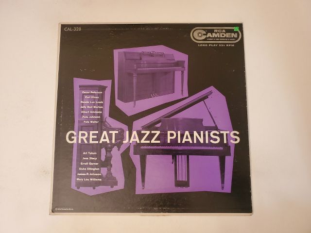 Various Artists Great Jazz Pianists vinyl record