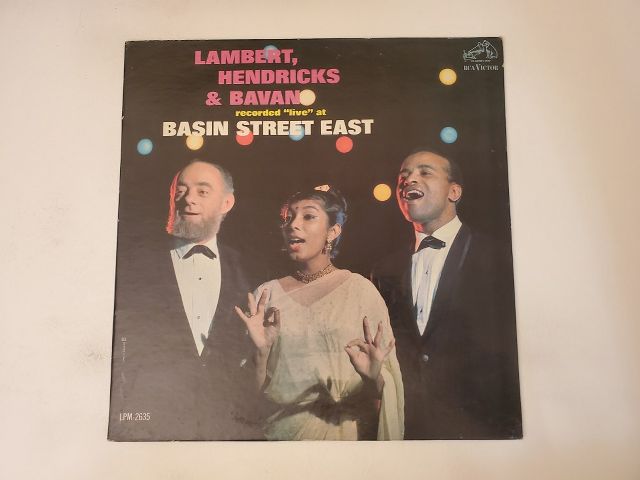 Lambert, Hendricks & Bavan Recorded 'Live' at Basin Street East vinyl record