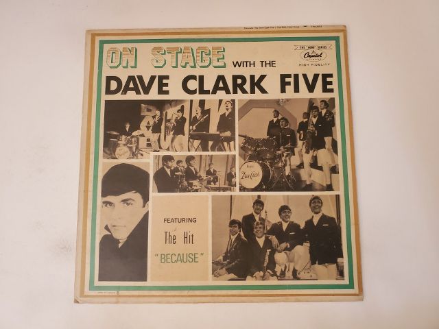 The Dave Clark Five On Stage with The Dave Clark Five vinyl record