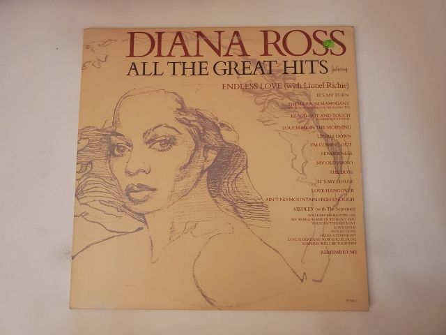 Diana Ross All The Great Hits vinyl record