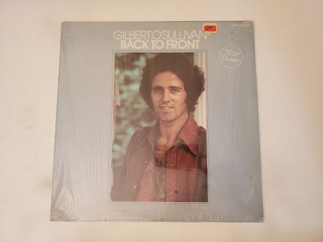 Gilbert O'Sullivan Back to Front vinyl record
