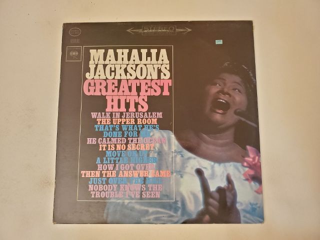 Mahalia Jackson Greatest Hits vinyl record