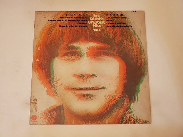 Joe South Greatest Hits Vol. 1 vinyl record