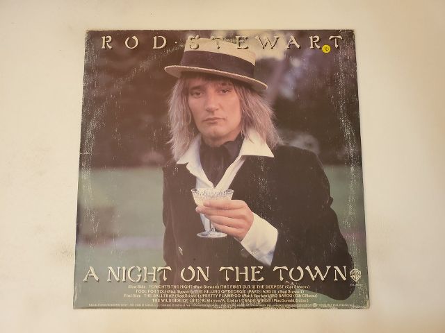 Rod Stewart A Night on the Town vinyl record
