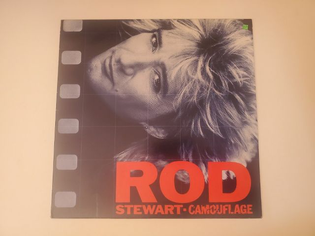 Rod Stewart Camouflage vinyl record
